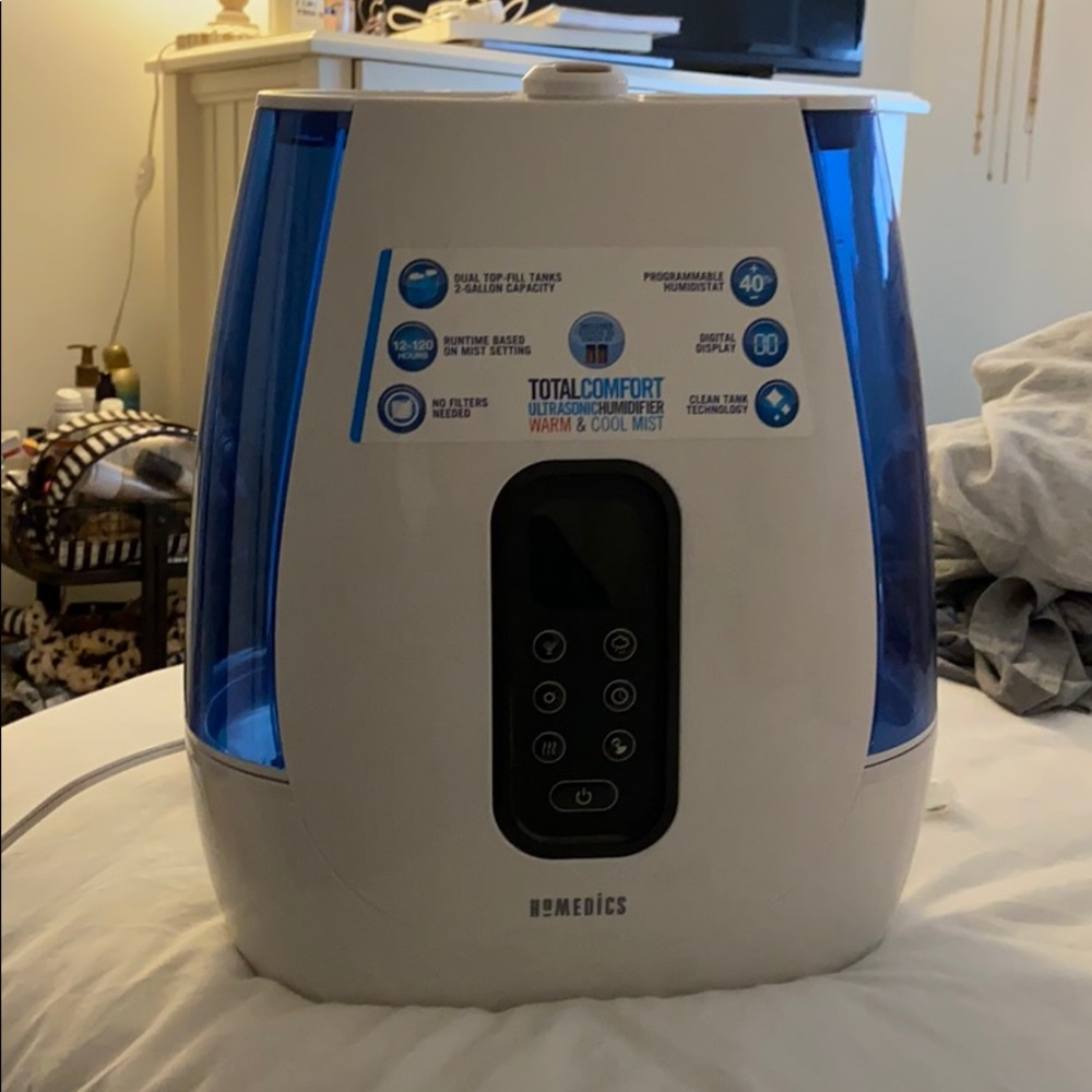 Total comfort ultrasonic humidifier